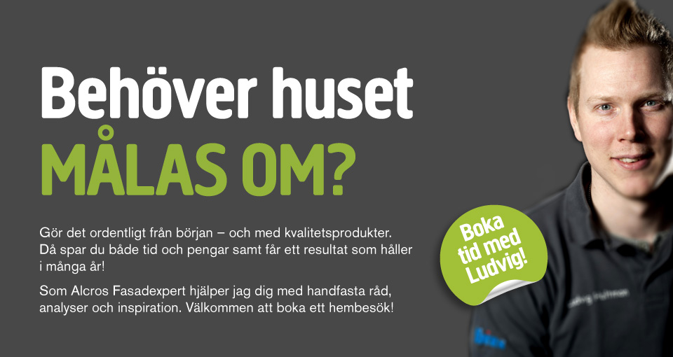 Behöver huset målas om?